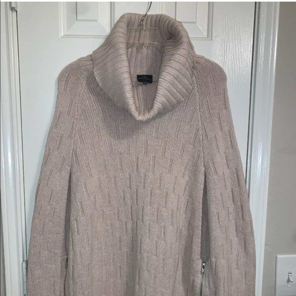 MARKET & SPRUCE STITCH FIX Mae Zipper Poncho
